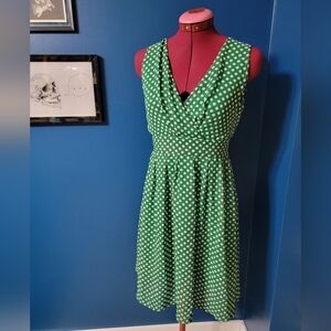 Green Polka Dot Dress
